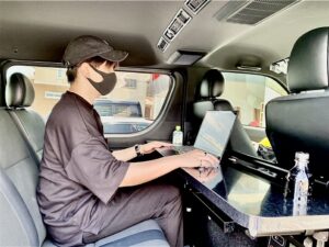 ハイエース、スライドキャリア開発中！！ – Dotsubo