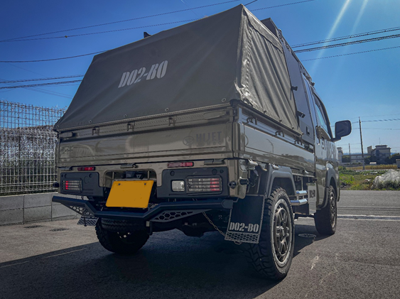 S500系ハイゼット【トラックジャンボ】用リアバンパーガード – Dotsubo 