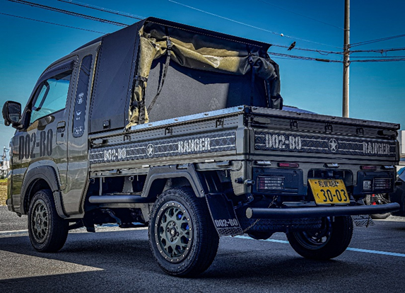 S500系ハイゼット【トラック/ジャンボ】用リアパイプバンパーガード 